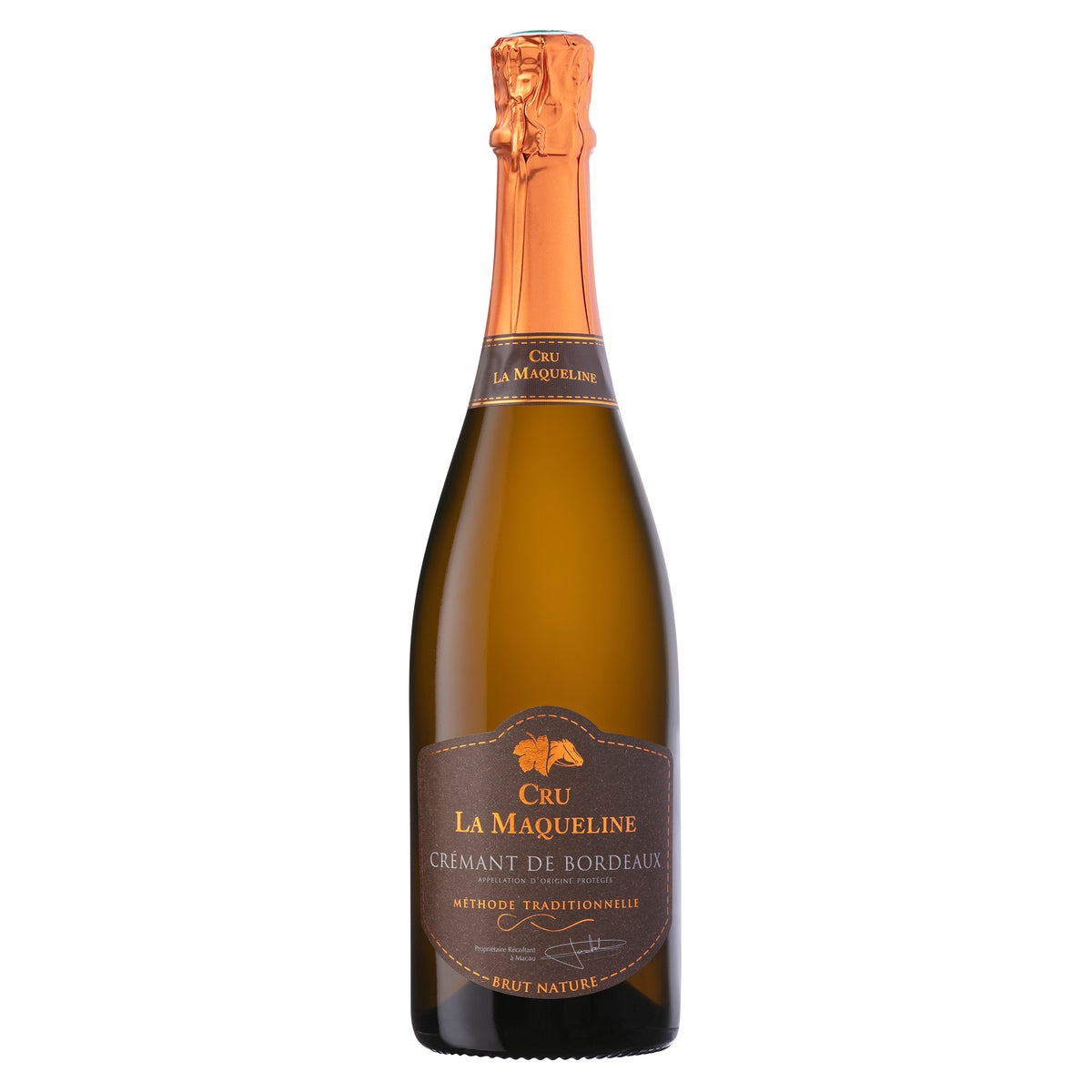 Cru de la Maqueline, Crémant de Bordeaux Brut Nature